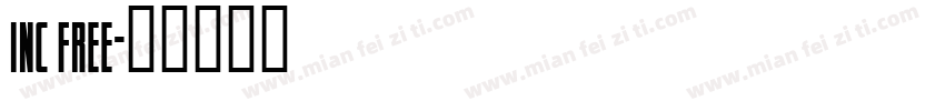 inc free字体转换